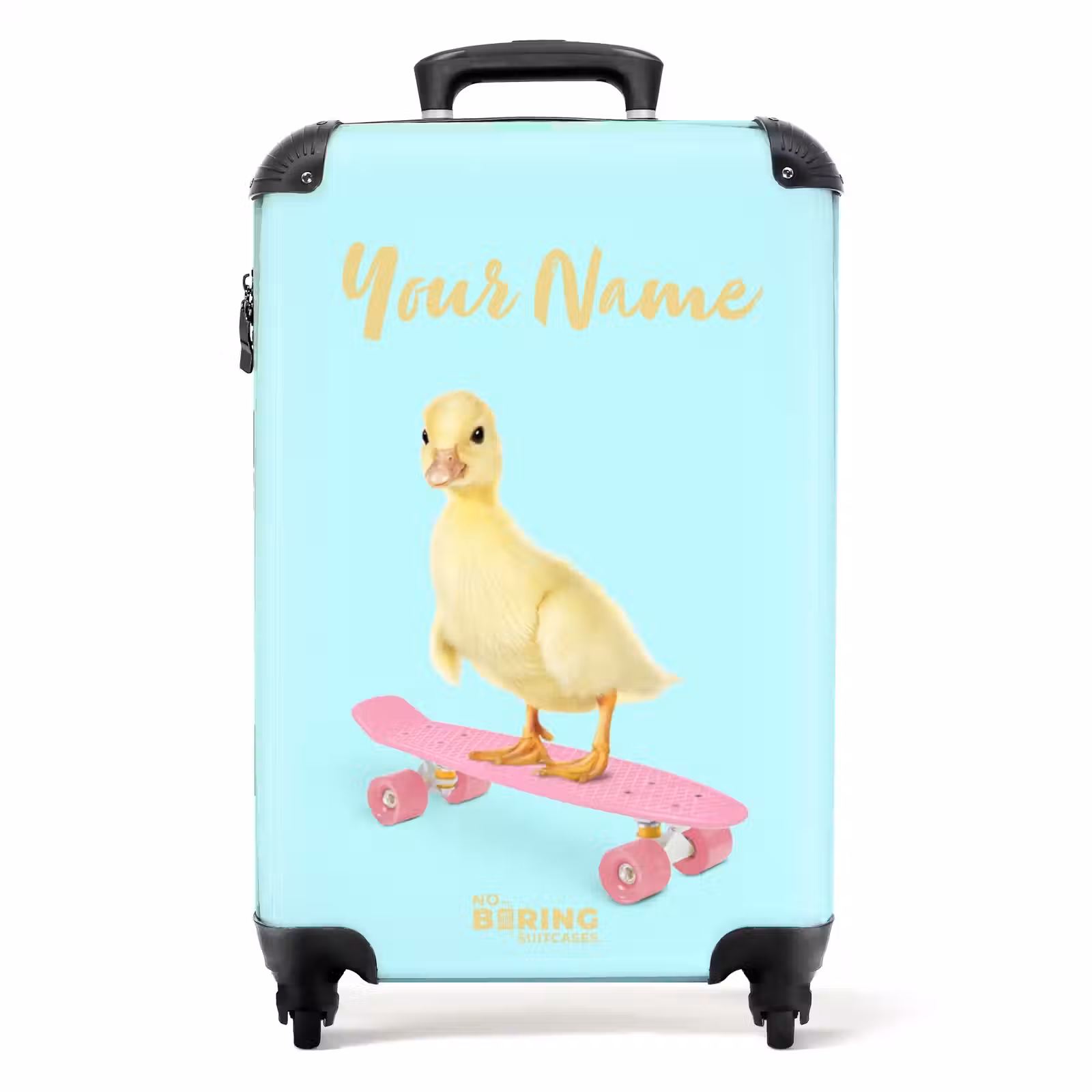 Suitcase with name - Skating beak — 1