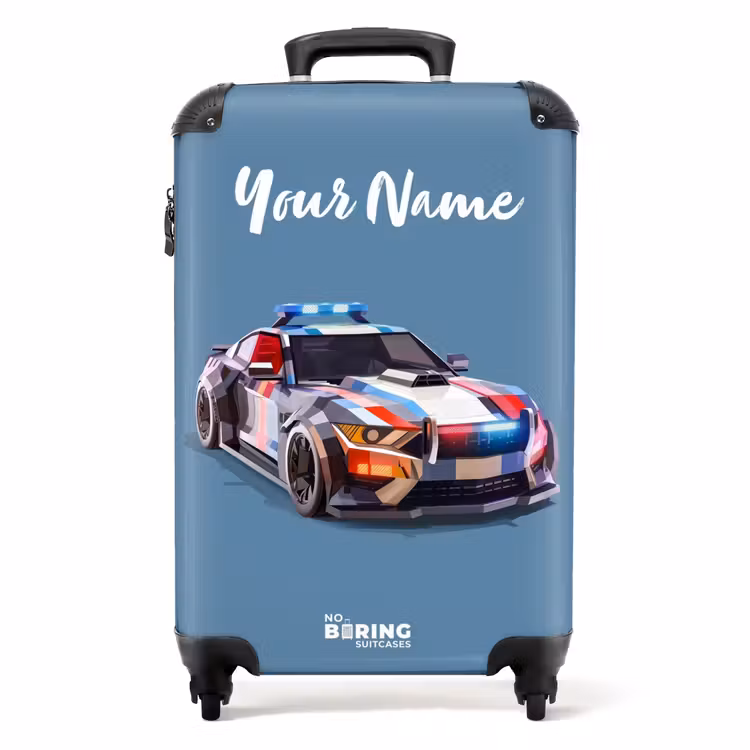 Suitcase with name - Arrow police car — 1