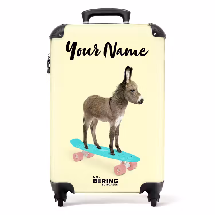 Suitcase with name - Donkey ride — 1