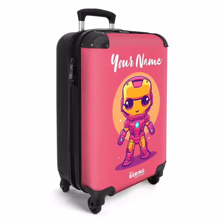 Suitcase with name - Pink ranger — 2