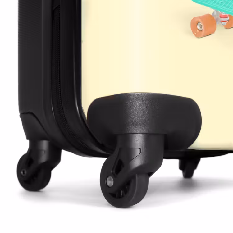 Suitcase with name - Riding heron — 7