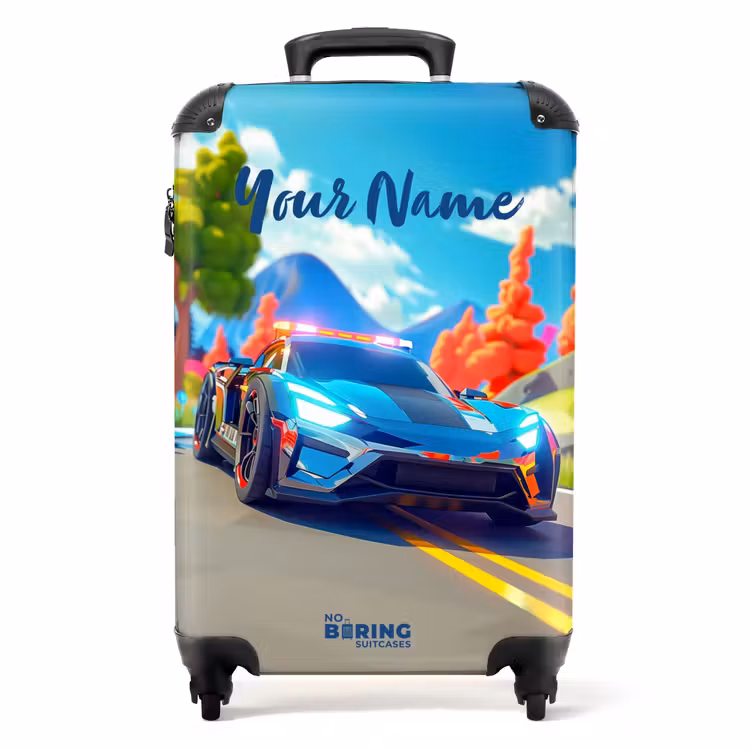 Suitcase with name - Siren speedcar — 1