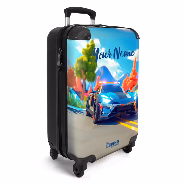 Suitcase with name - Siren speedcar — 2
