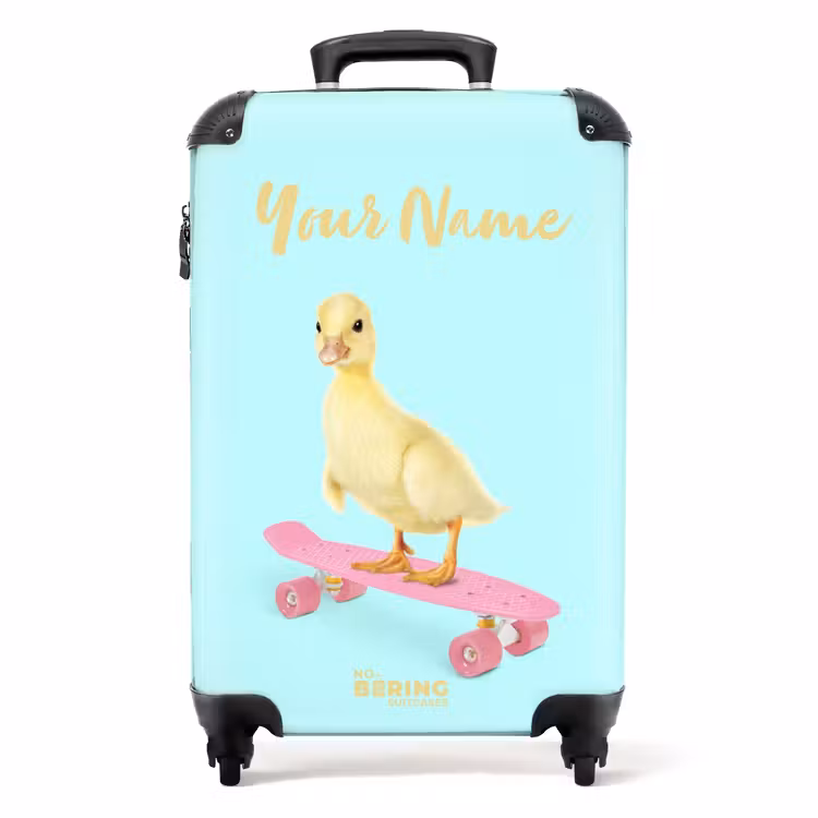 Suitcase with name - Skating beak — 1