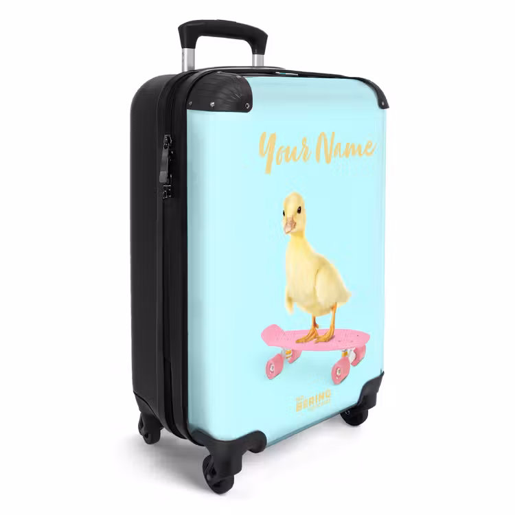 Suitcase with name - Skating beak — 2