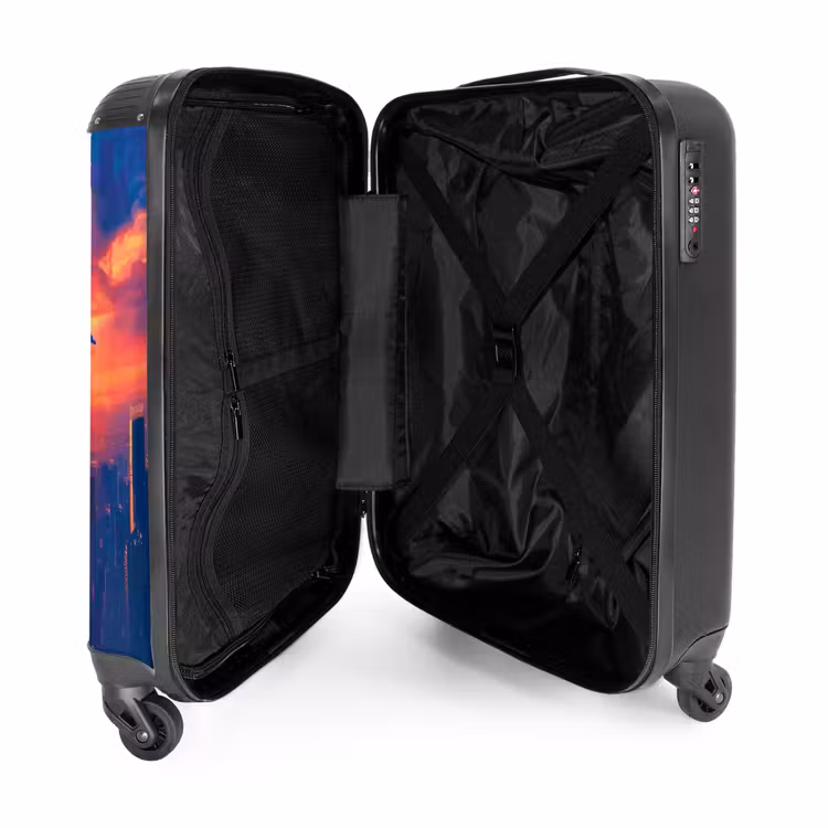 Suitcase with name - Skyscraper superhero — 5