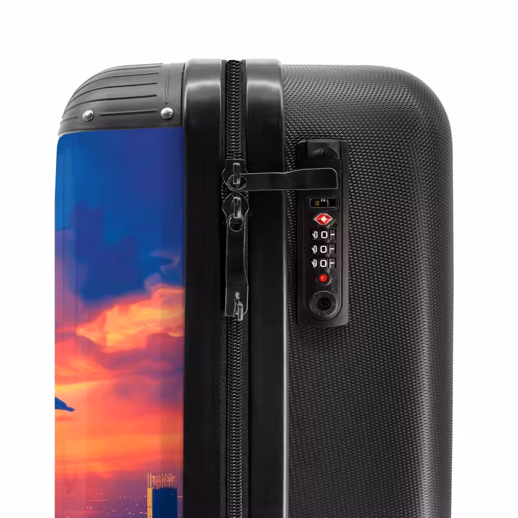 Suitcase with name - Skyscraper superhero — 6