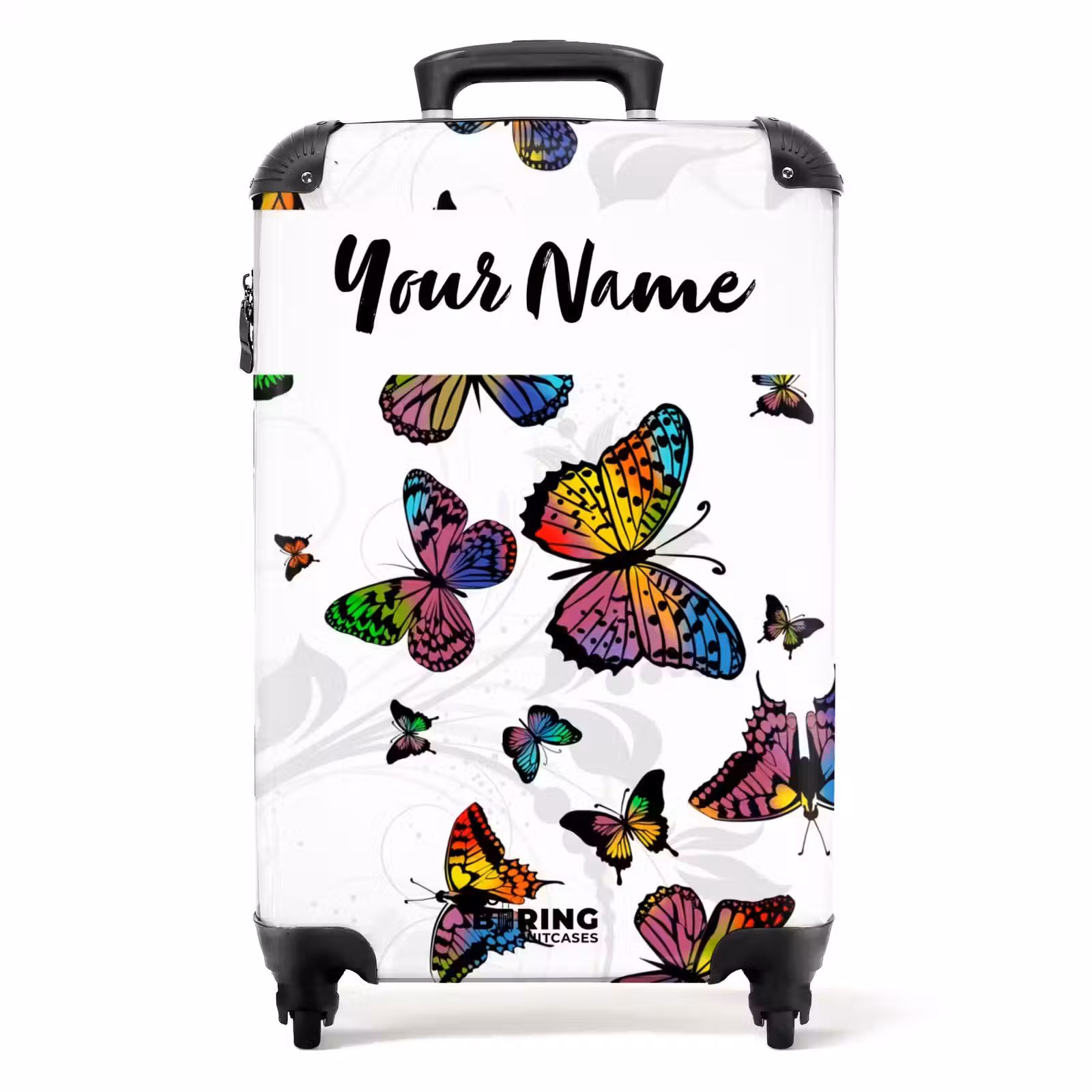 Suitcase with name - Butterfly Storm — 1