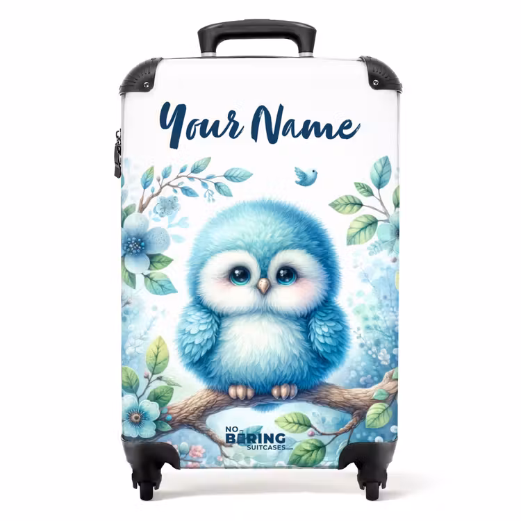 Suitcase with name - Baudouin Blue Coat — 1
