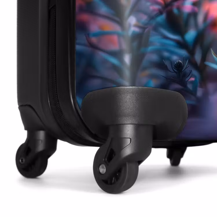 Suitcase with name - Butterfly flowers — 7