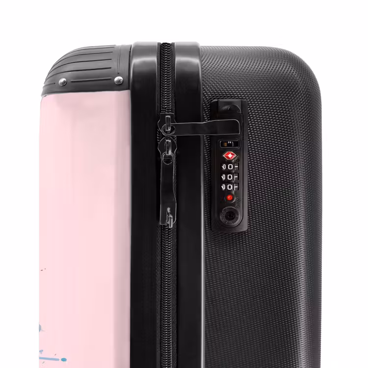 Suitcase with name - Butterfly Paint — 6
