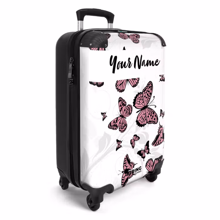 Suitcase with name - Butterfly Sea — 2