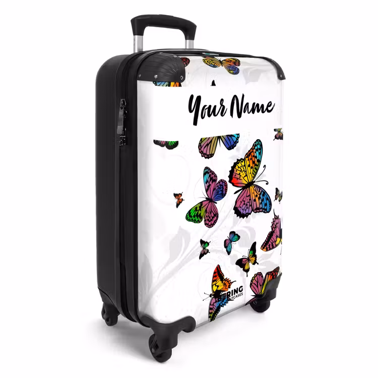 Suitcase with name - Butterfly Storm — 2