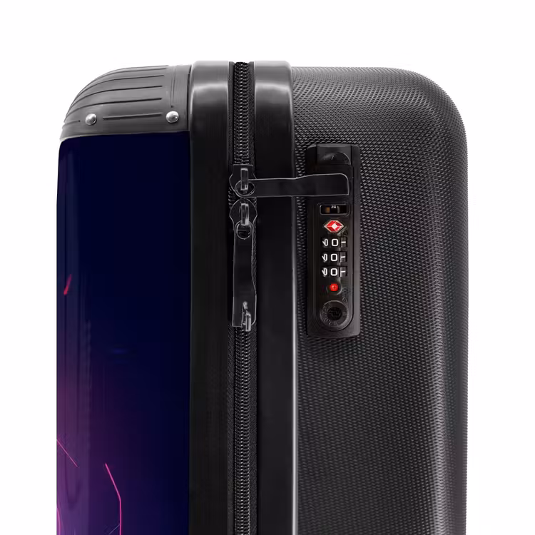 Suitcase with name - Neon Ball — 6