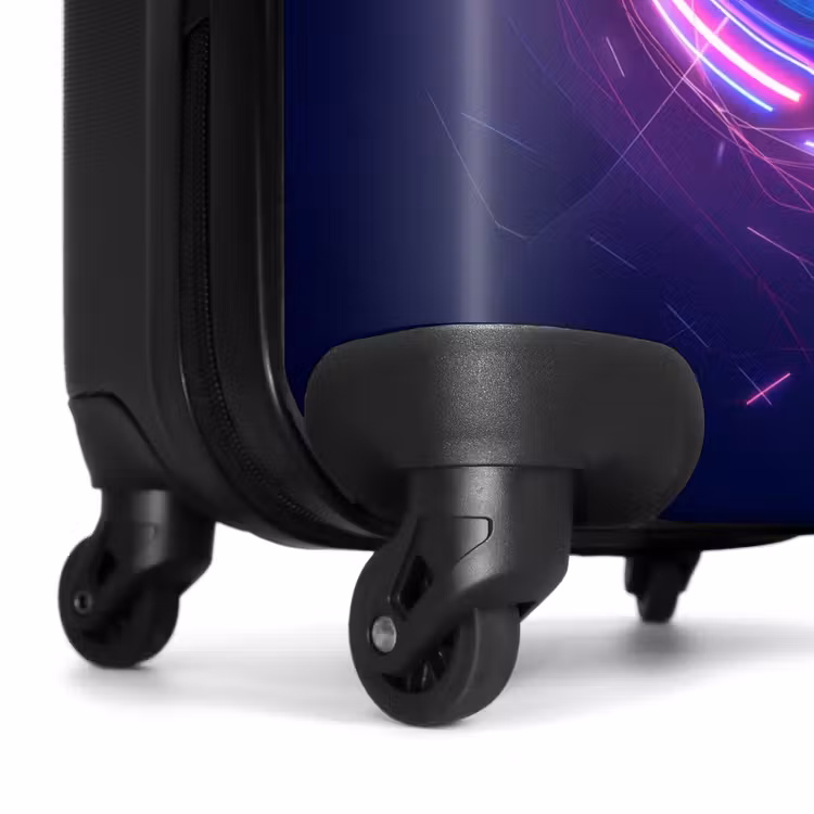Suitcase with name - Neon Ball — 7
