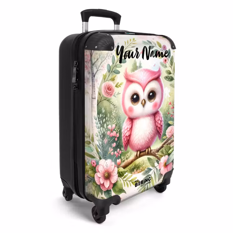 Suitcase with name - Pink Raphael — 2