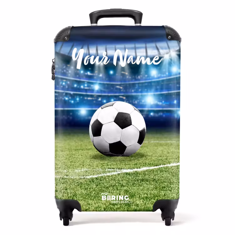 Suitcase with name - Soccer spotlight — 1
