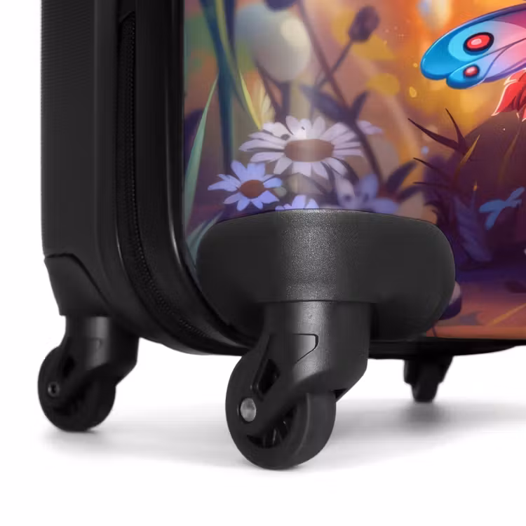 Suitcase with name - Valerio butterfly-like — 7