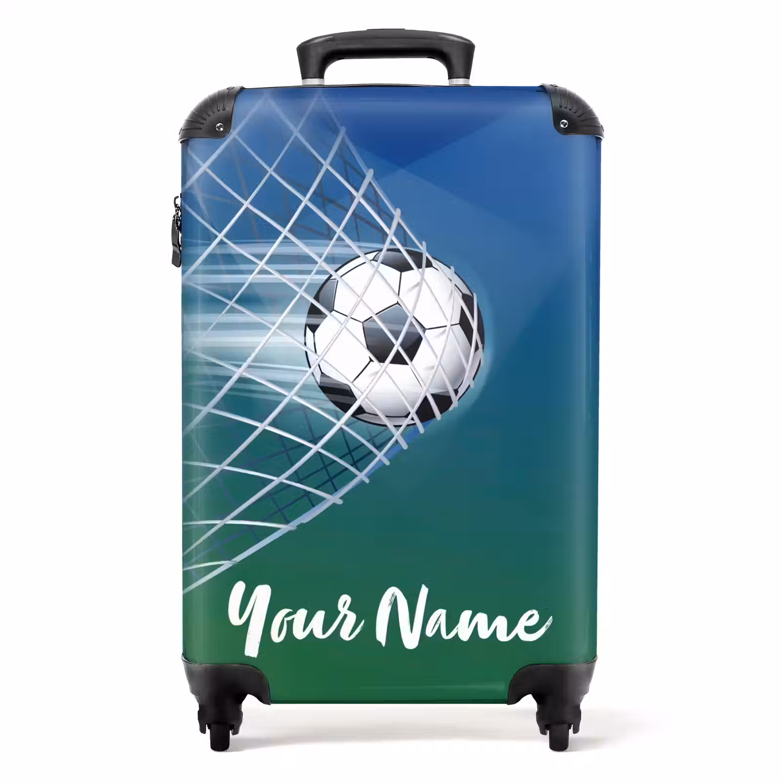 Suitcase with name - Goal-getter blue — 1