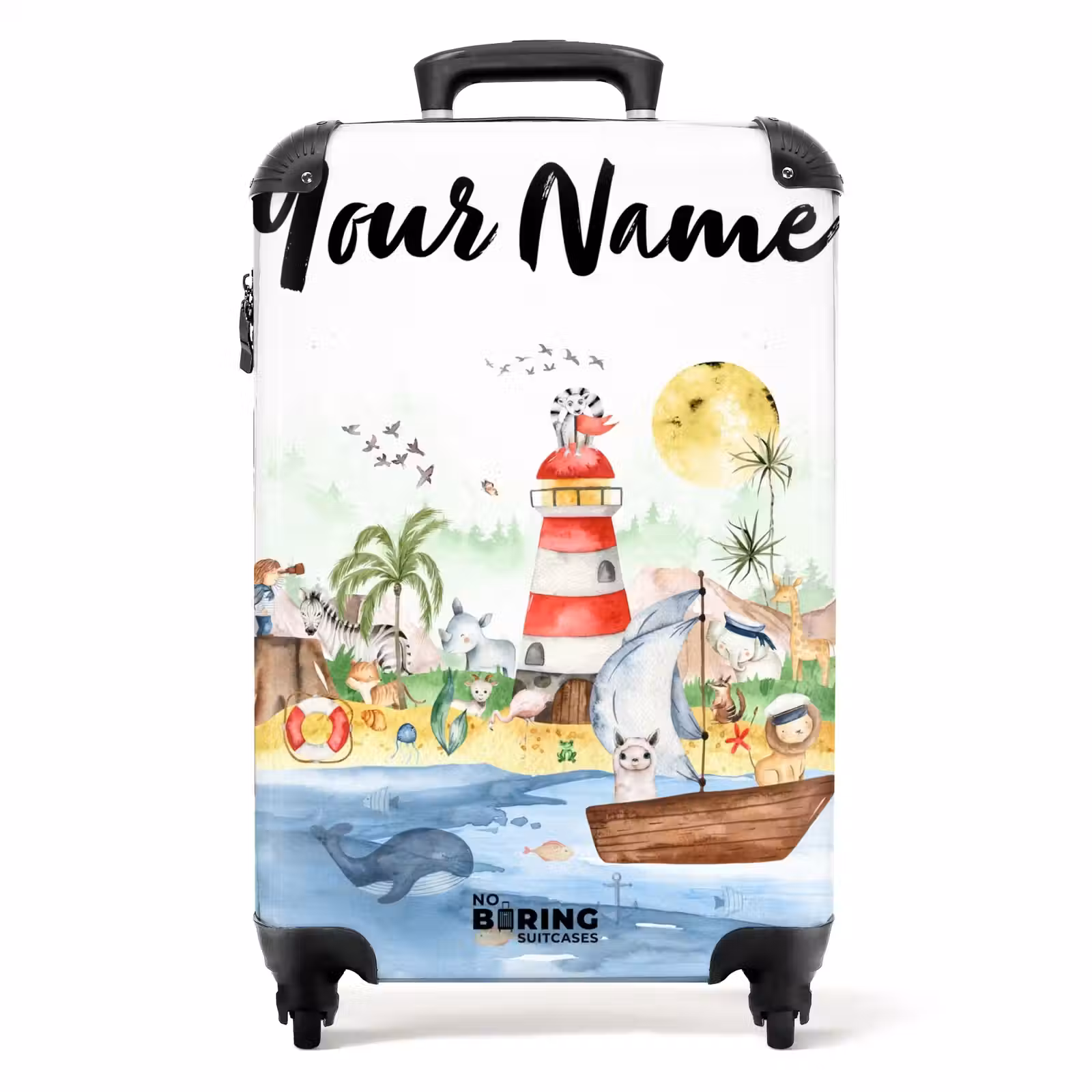 Suitcase with name - Island Fun — 1