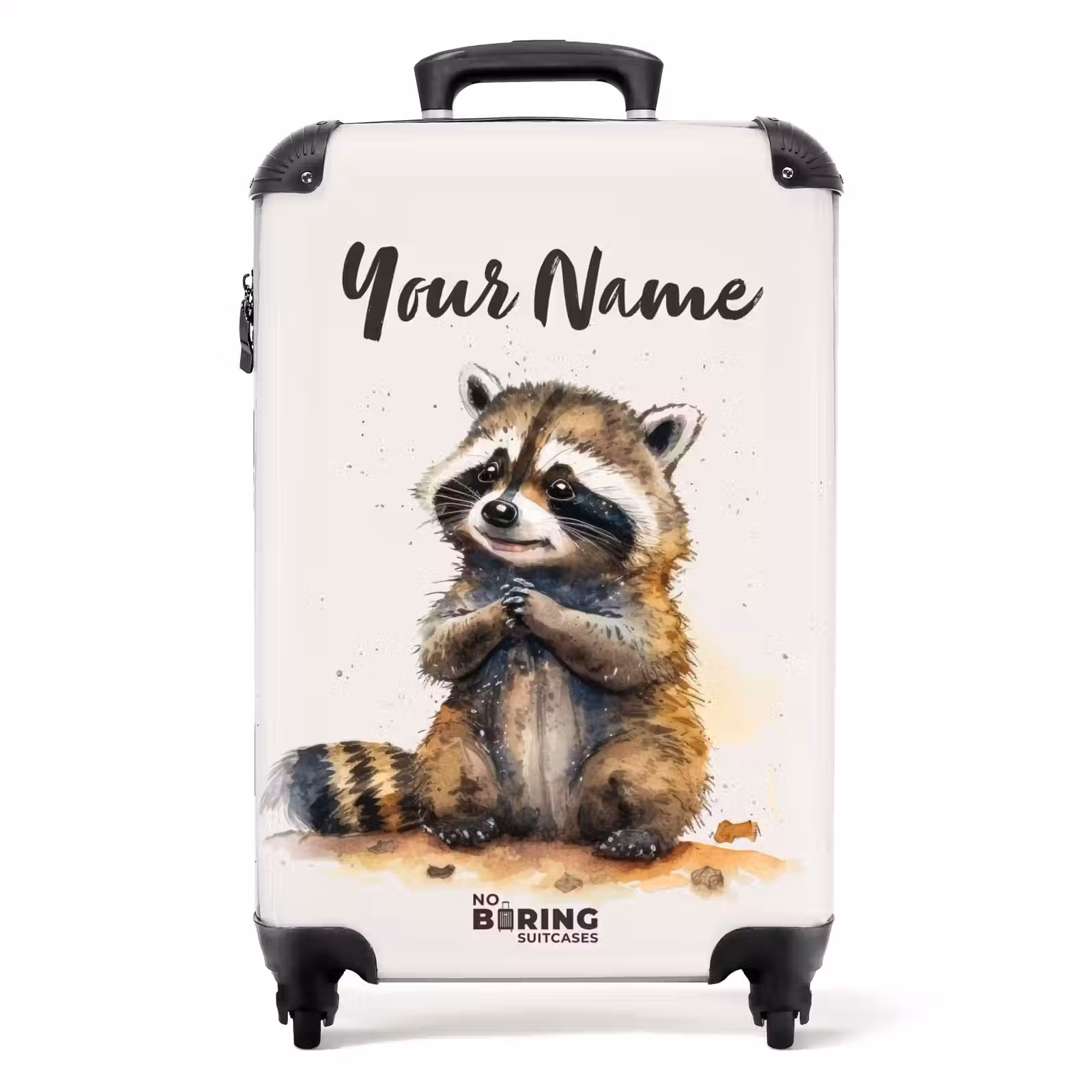 Suitcase with name - Waldo raccoon — 1