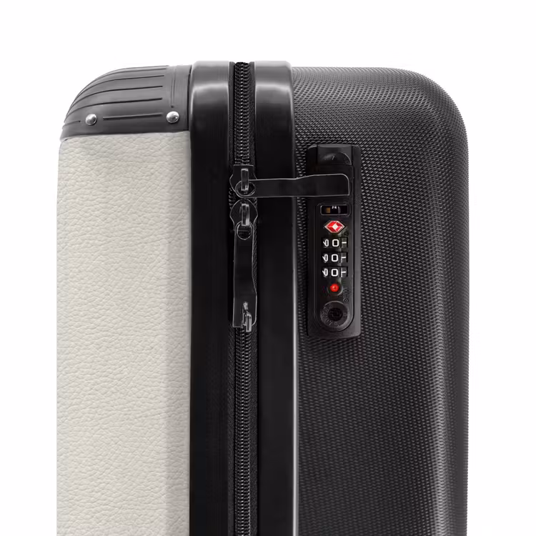 Suitcase - Wit leer patroon — 6
