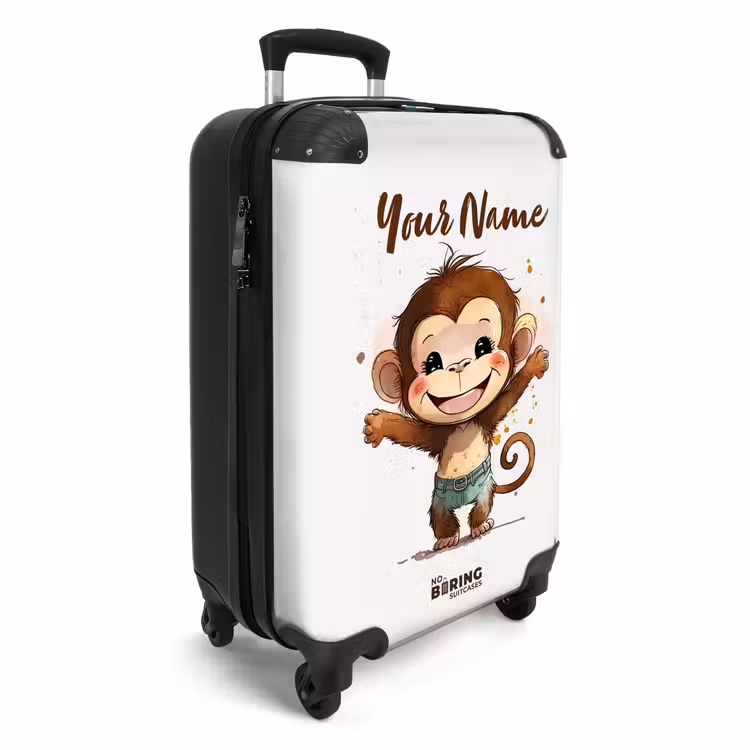 Suitcase with name - Arie monkey — 2