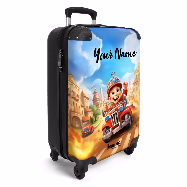 Suitcase with name - Berend fireman — 2