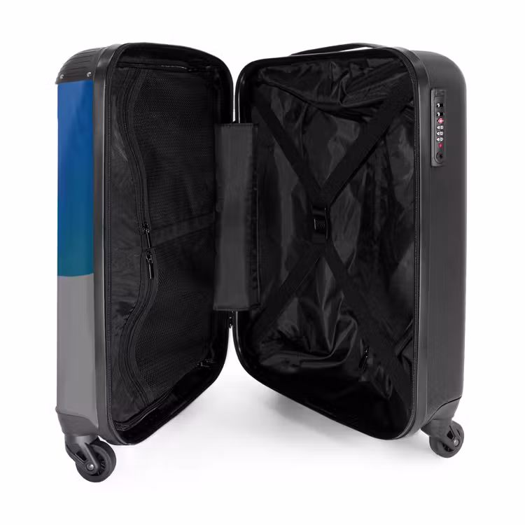 Suitcase with name - Goal-getter blue — 5