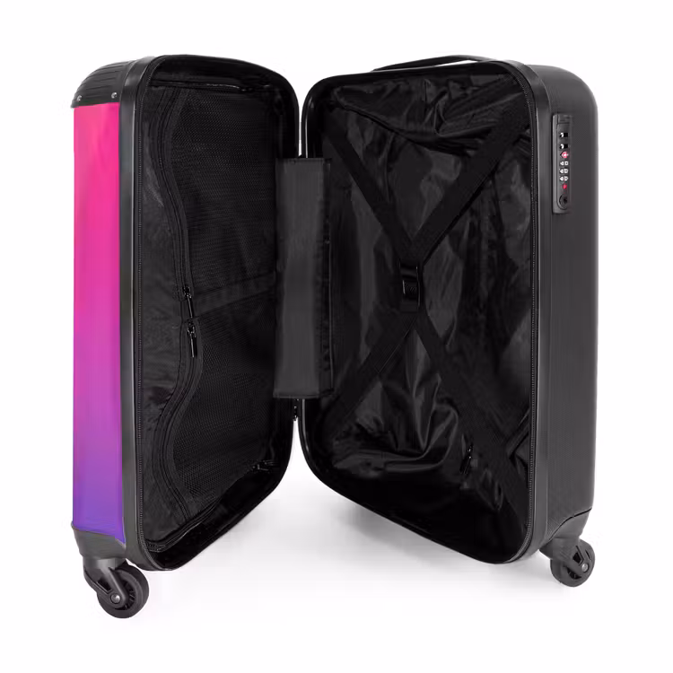 Suitcase with name - Goal-getter pink — 5