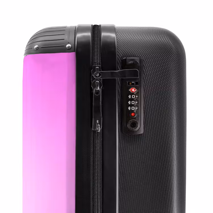 Suitcase with name - Melting swirls — 6