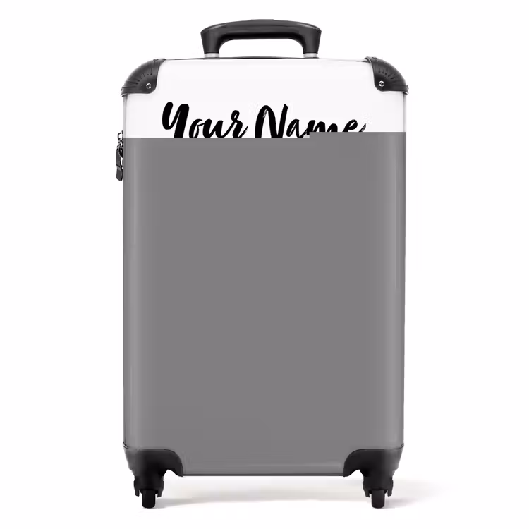 Suitcase with name - Picasso penguin — 1