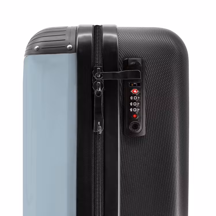 Suitcase with name - Red car blue background — 6