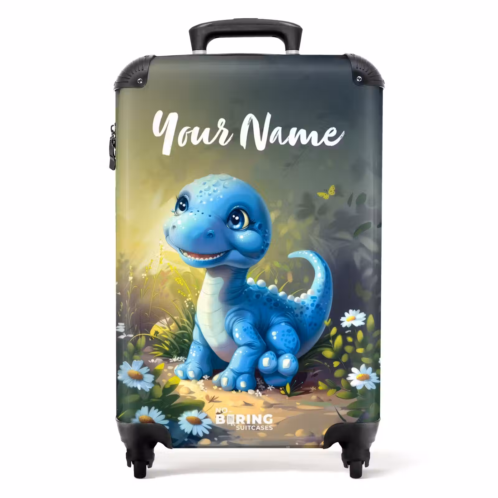 Suitcase with name - Branco Brontosaurus — 1