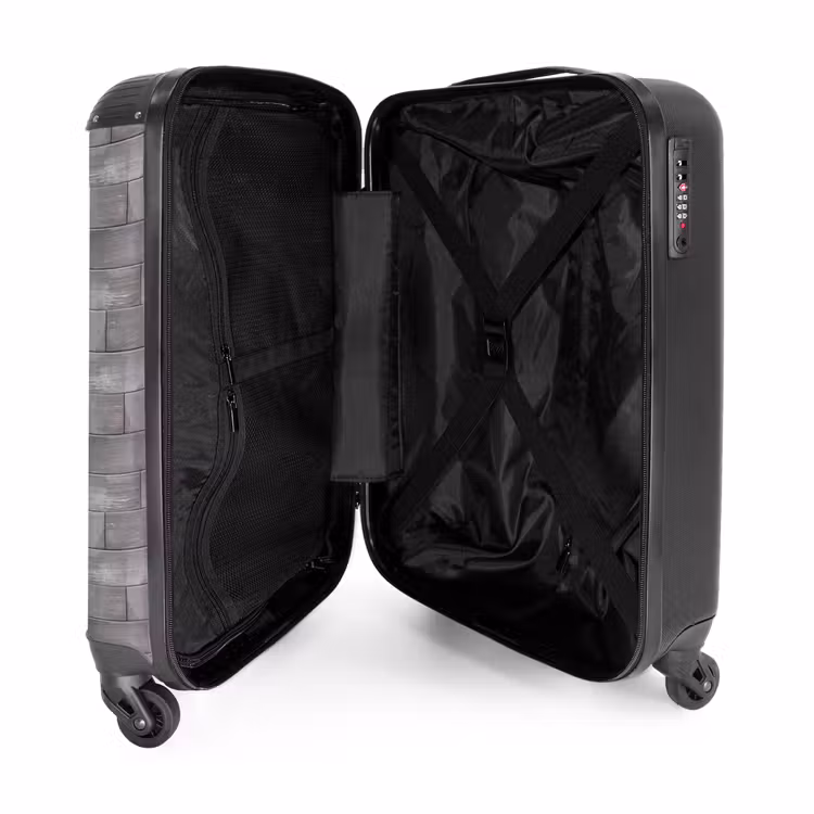 Suitcase - Weathered blue-gray wood — 3