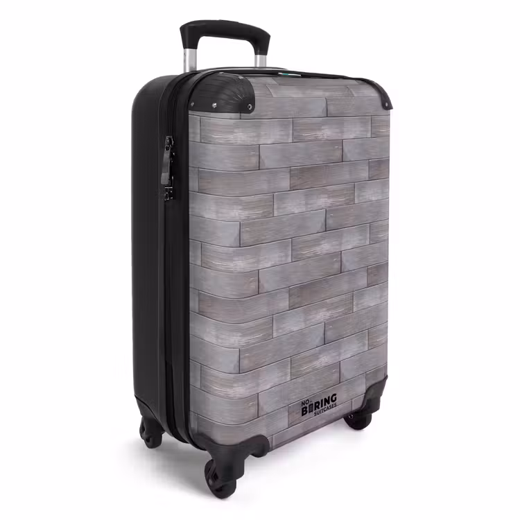 Suitcase - Weathered blue-gray wood — 4