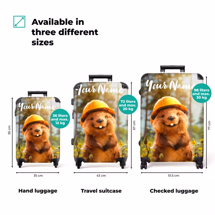 Suitcase with name - Benno Bloembouwer — 3