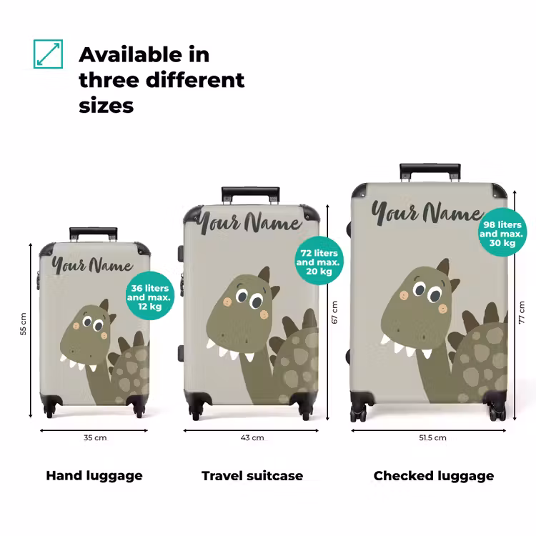 Suitcase with name - Danny dino — 3