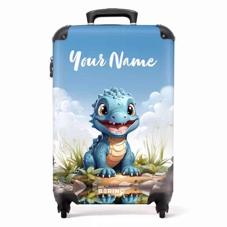 Suitcase with name - Darius Dino — 1