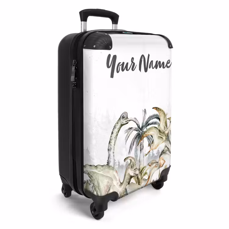 Suitcase with name - Dino Jungle — 2