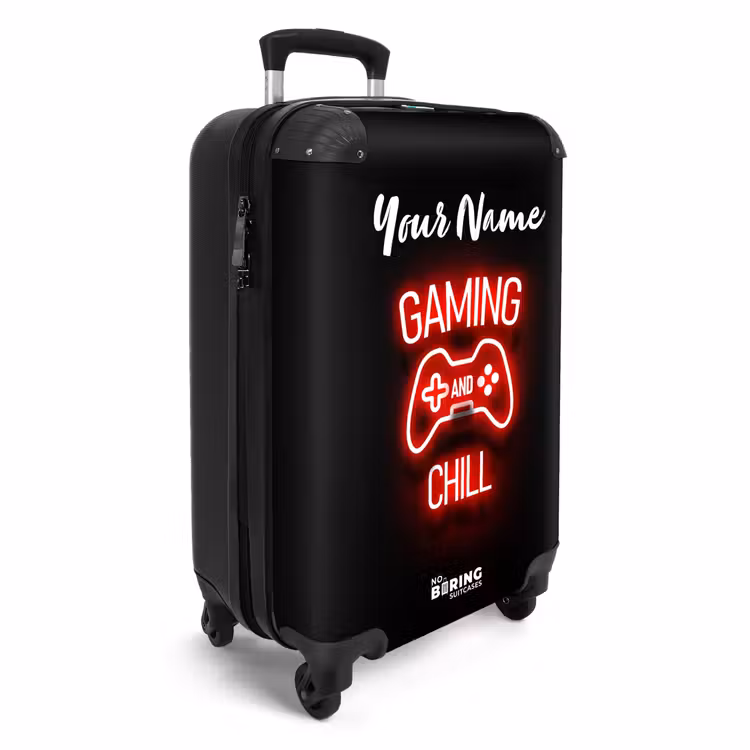 Suitcase with name - Gaming and Chill — 2