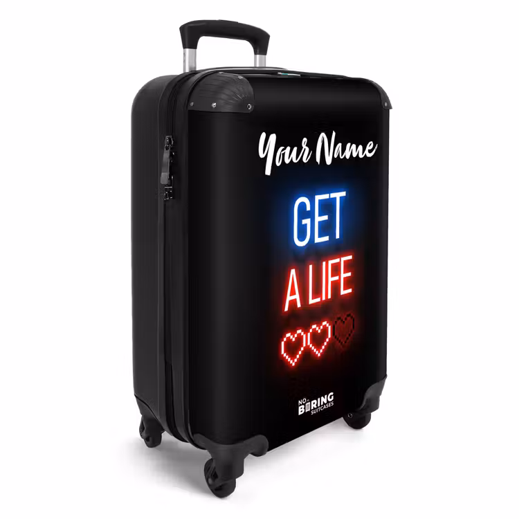 Suitcase with name - Get a Life — 2