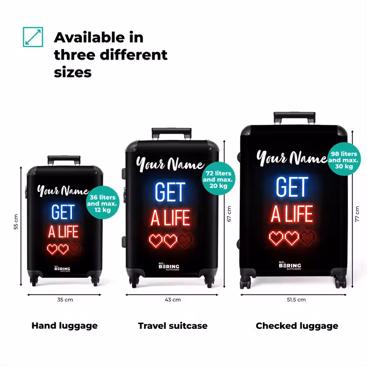 Suitcase with name - Get a Life — 3