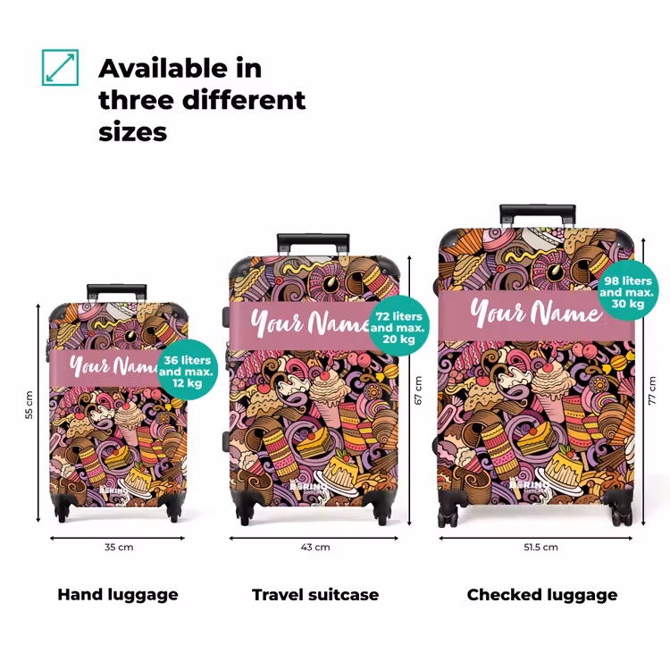 Suitcase with name - Sweet surprises — 3