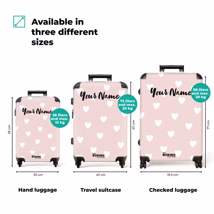 Suitcase with name - Sweethearts — 3