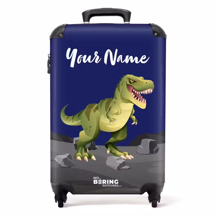 Suitcase with name - Tjibbe T-Rex — 1
