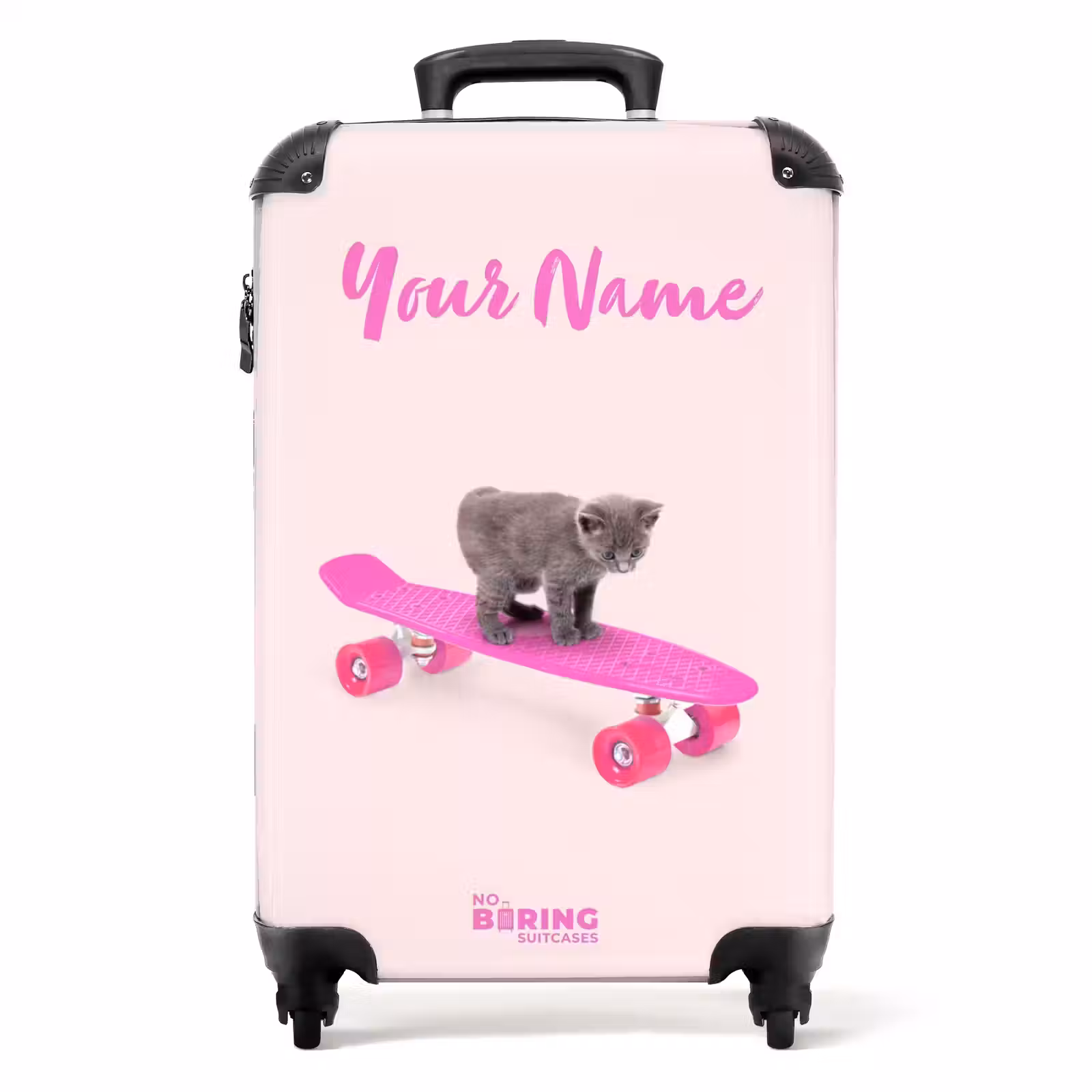 Suitcase with name - Wheely whiskers — 1