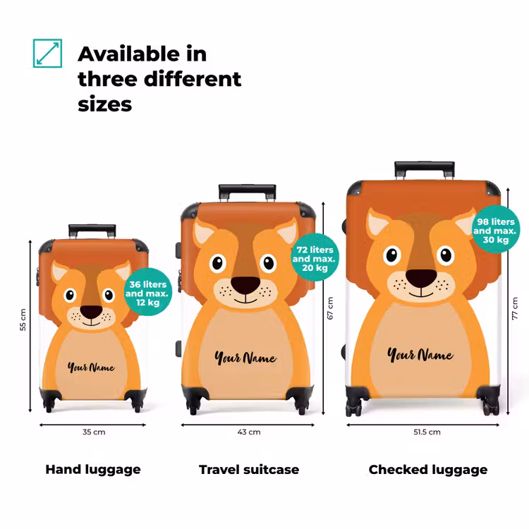 Suitcase with name - Eke squirrel — 3