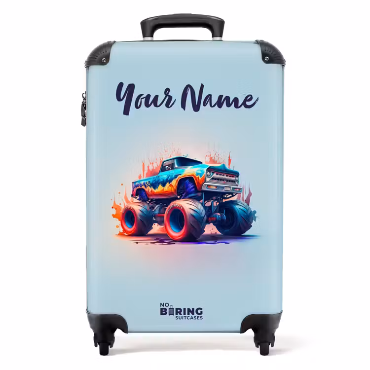 Suitcase with name - Fierce Wheels — 1