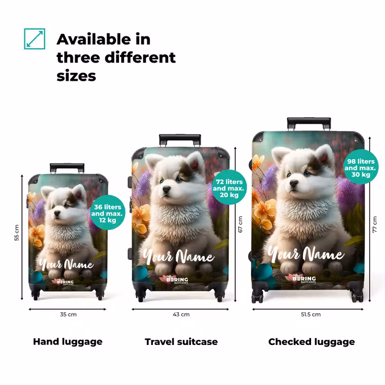 Suitcase with name - Fluffy Franky — 3